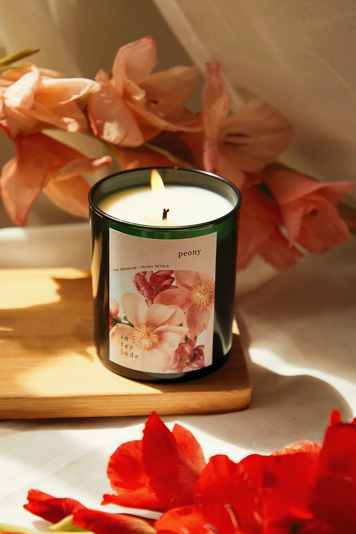 Peony Scented Candle
