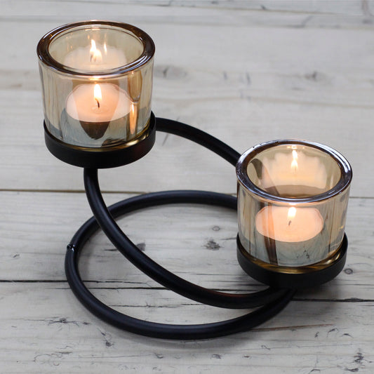 Iron Candle Holder