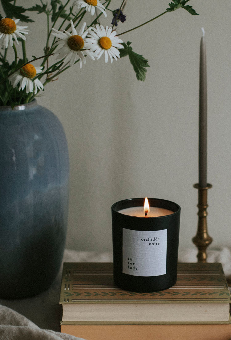 Orchidée Noire Bougie Parfumée